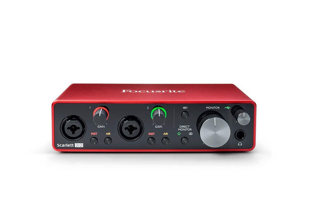 Focusrite Scarlett 2i2 digital audio interface