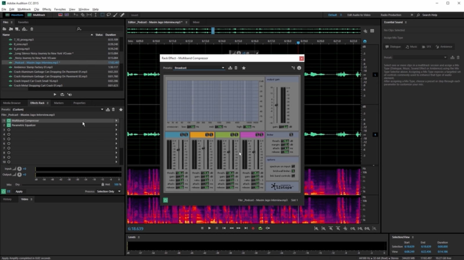 Image of Adobe Audition audio editor